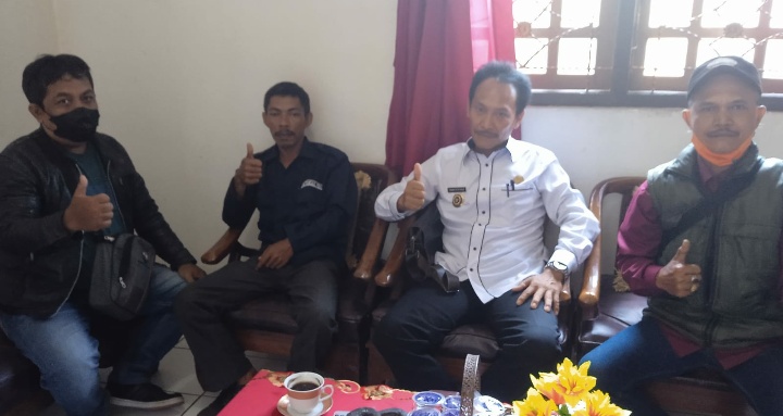 Apa tujuan datangnya para Dirjen ke ketua Gapoktan Desa Margasari Kecamatan Dawuan