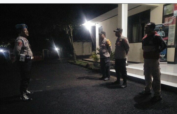Apel KRYD mandiri dan  Sispam  Mako Polsek Tanjungsiang