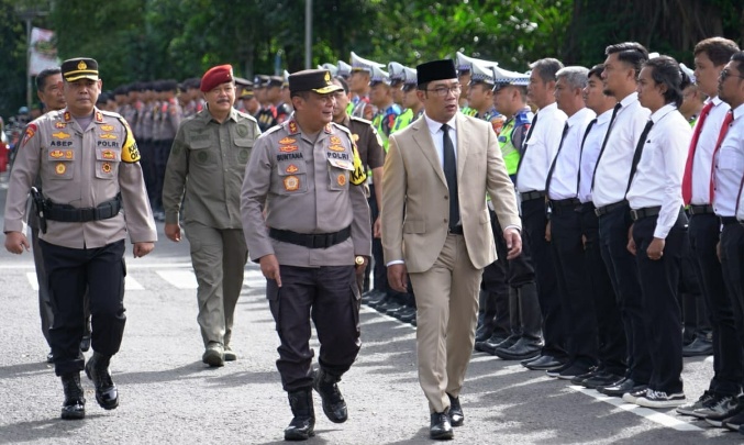 Apel Operasi Lilin Lodaya Polda Jabar Tahun 2022