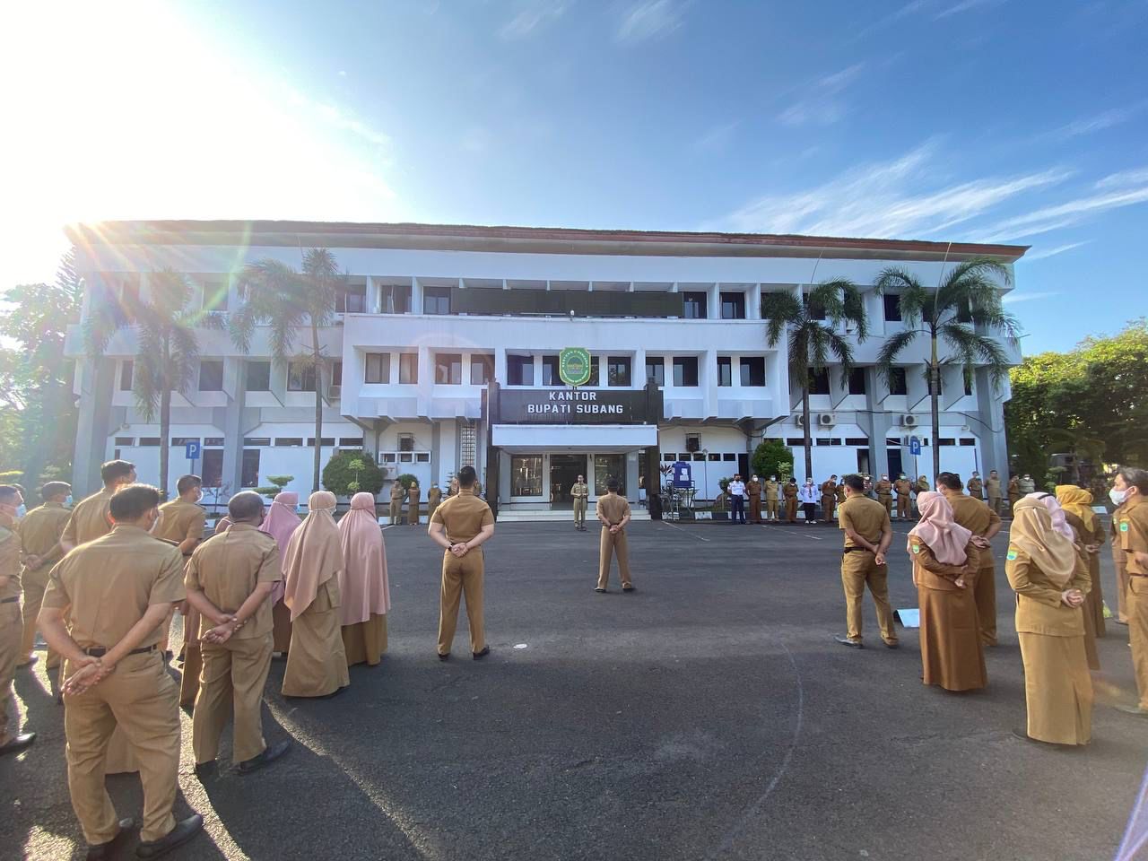 Apel Senin Pagi, Sekda Subang Ajak ASN untuk Berkarya