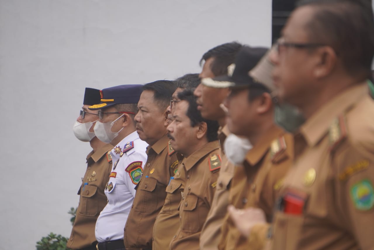 Awali 2023,Wabup Subang Pimpin Apel Pagi