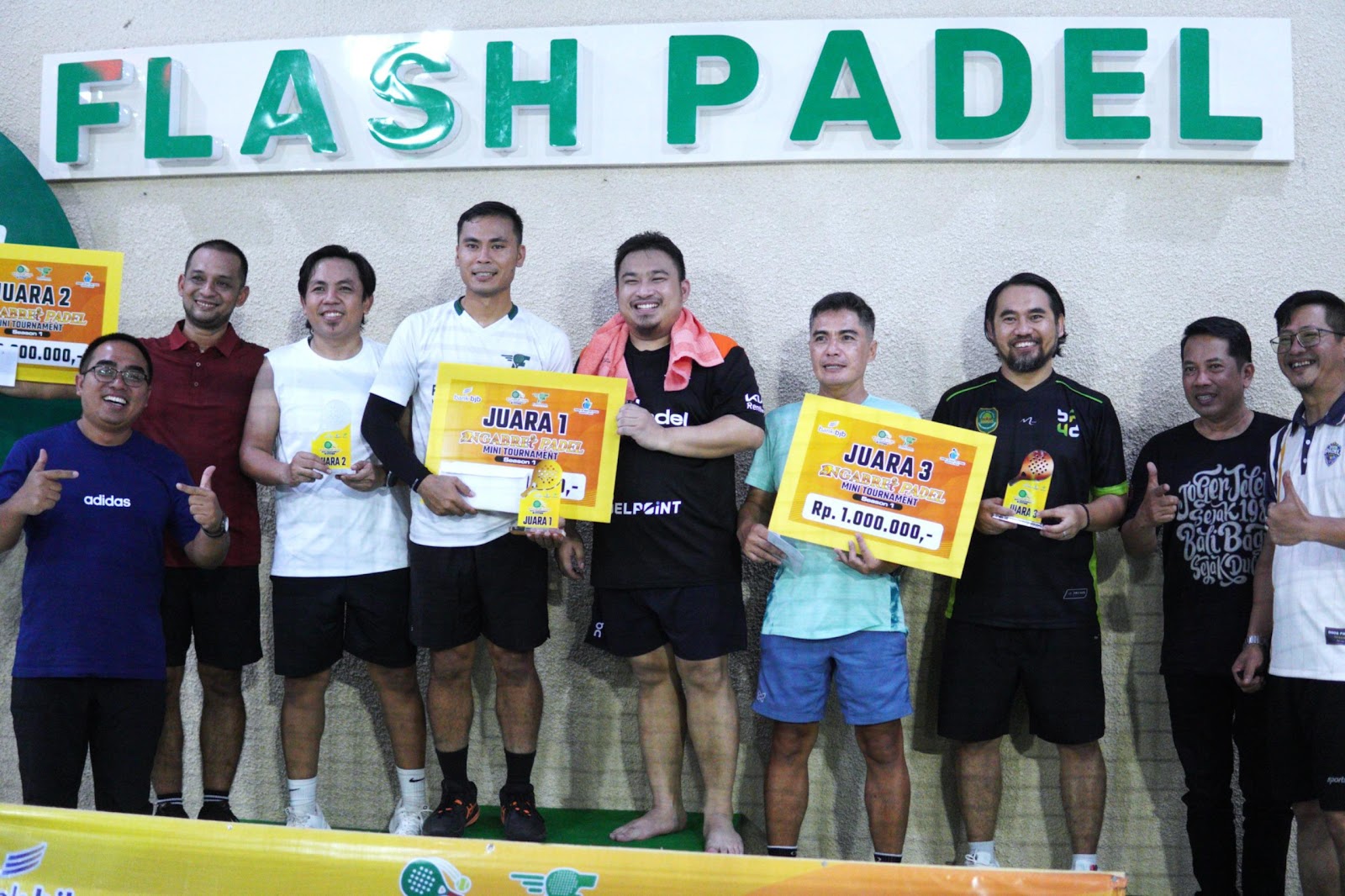 BAPOR KORPRI KABUPATEN SUBANG SELENGGARAKAN NGABRET PADEL MINI TOURNAMENT, PERERAT SILATURRAHIM DAN SPORTIVITAS
