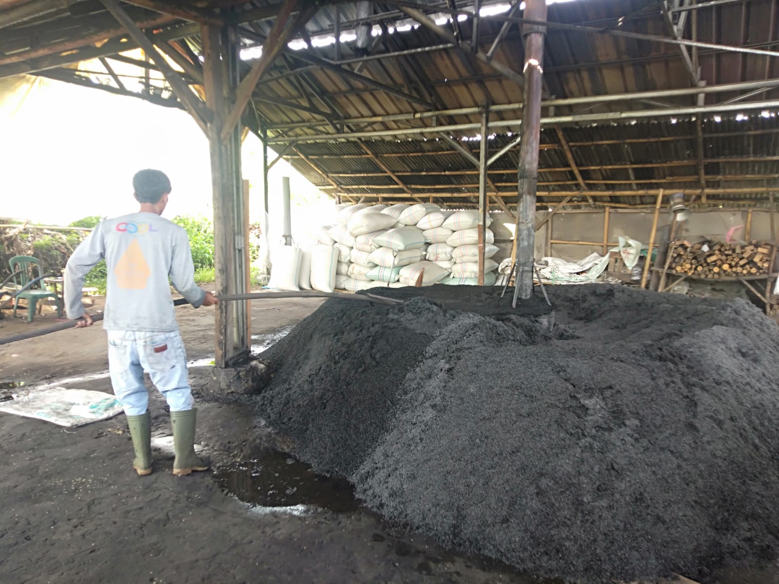 Bayu Pengusaha sukses dari arang gabah padi