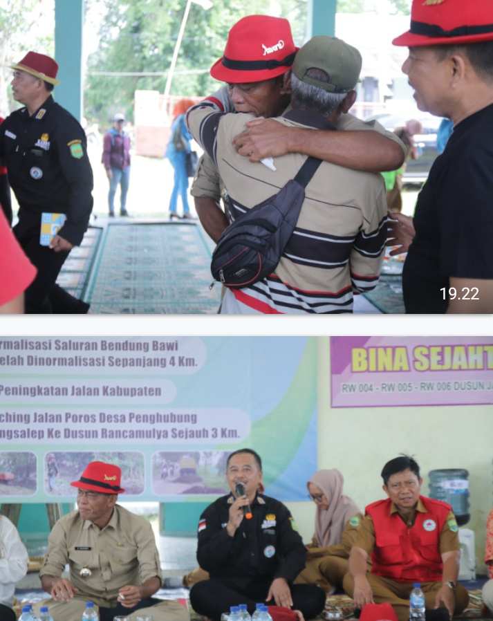 Berdiskusi dengan Wargi Jatimulya, Kang Jimat Tekankan Siapkan SDM Berkompetensi