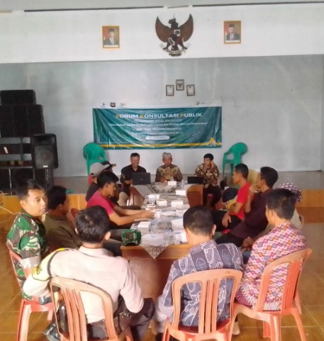 Bhabinkamtibmas dan Babinsa Desa Cibuluh  melaksanakan  pendampingan Rakor Forum Konsultasi Publik hasil Regsosek 2022 Desa Cibuluh