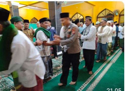 Bhabinkamtibmas Polsek Tanjungsiang melaksanakan Safari Ramadhan 1444 H/2023, Bersama Muspika Kecamatan Tanjungsiang