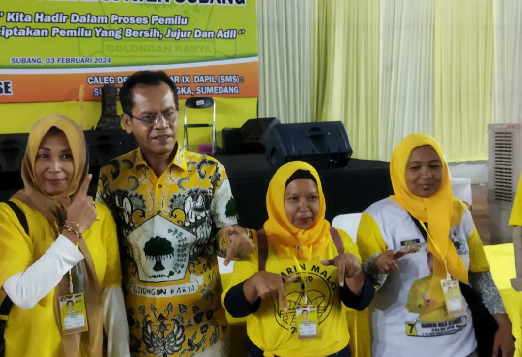 Bintek Saksi Partai  Gorkar Untuk Pemilu 2024 Mengantarkan Hemrin Malo Sitorus SE. DPR RI