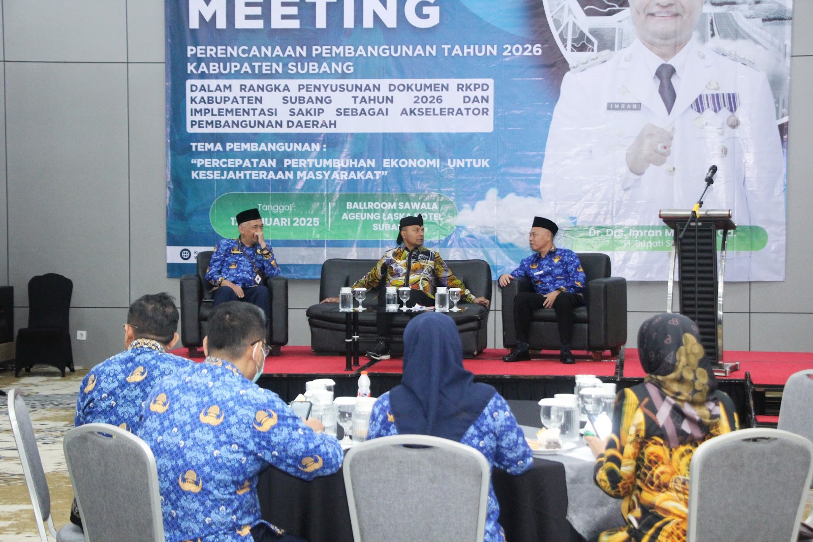 BUKA KICK-OFF MEETING PERENCANAAN, PENJABAT BUPATI SUBANG TEKANKAN PENYAMAAN PERSEPSI