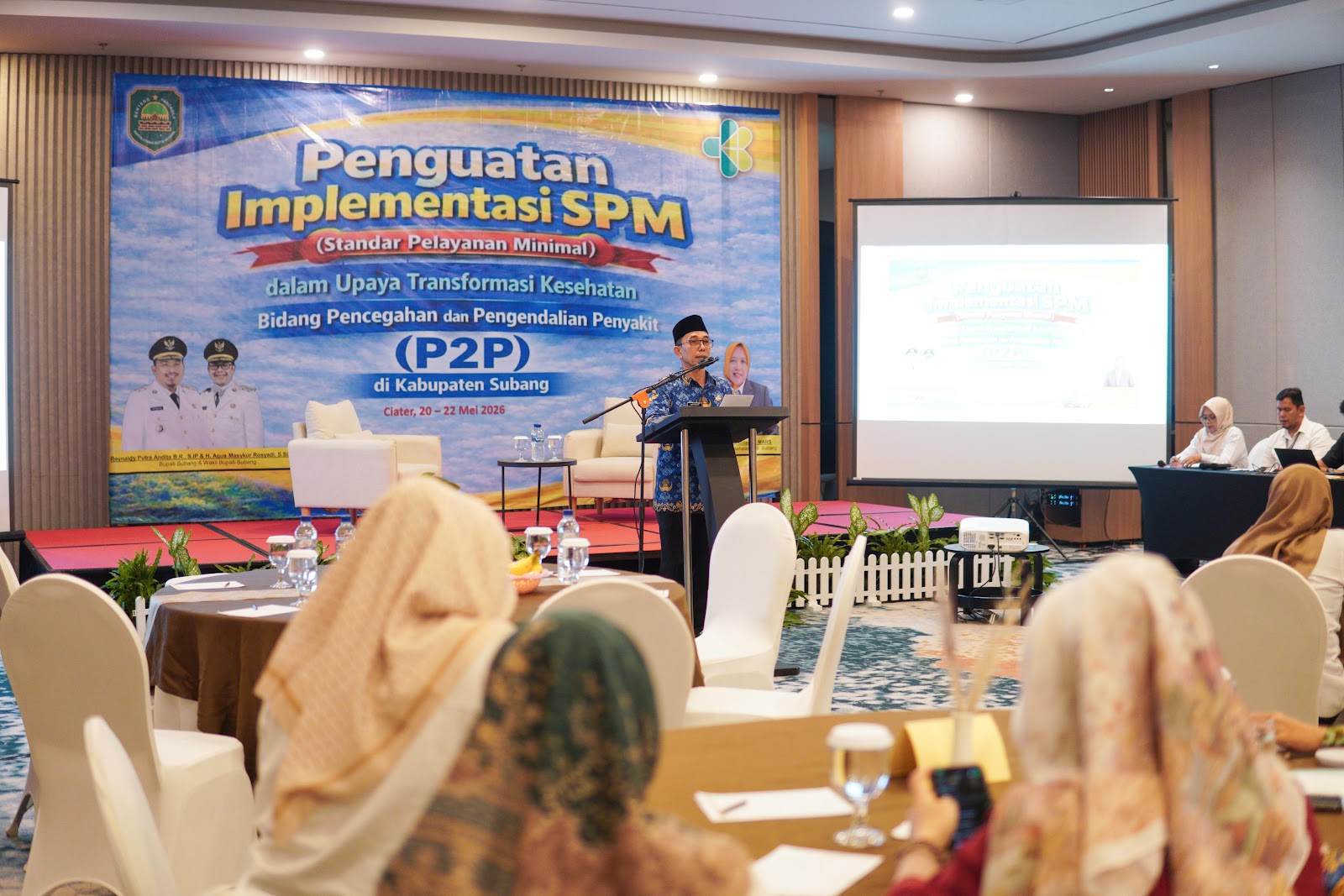 BUKA RAKOR KESEHATAN, SEKDA SUBANG TEKANKAN PENINGKATAN DERAJAT KESEHATAN MASYARAKAT KABUPATEN SUBANG