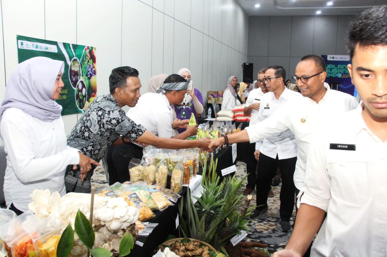 Buka Upland Subang Expo, Pj. Bupati Subang Berharap Upland Menghasilkan Standarisasi Produk