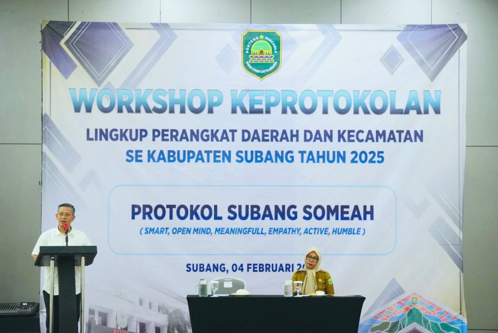 Buka Workshop Keprotokolan, Pj. Bupati Subang: Protokol merupakan Pengantar Wajah Pemerintah Daerah