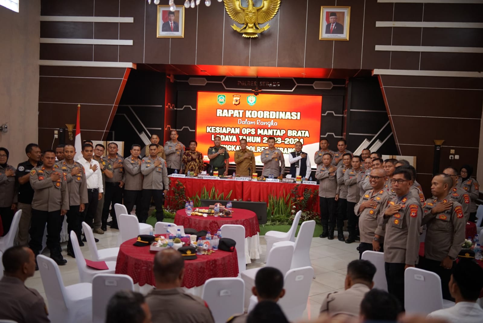 Bupati hadiri Rakor Kesiapan Ops Mantap Brata Lodaya, Kang Jimat Ajak Bersinergi Persiapkan Pemilu.