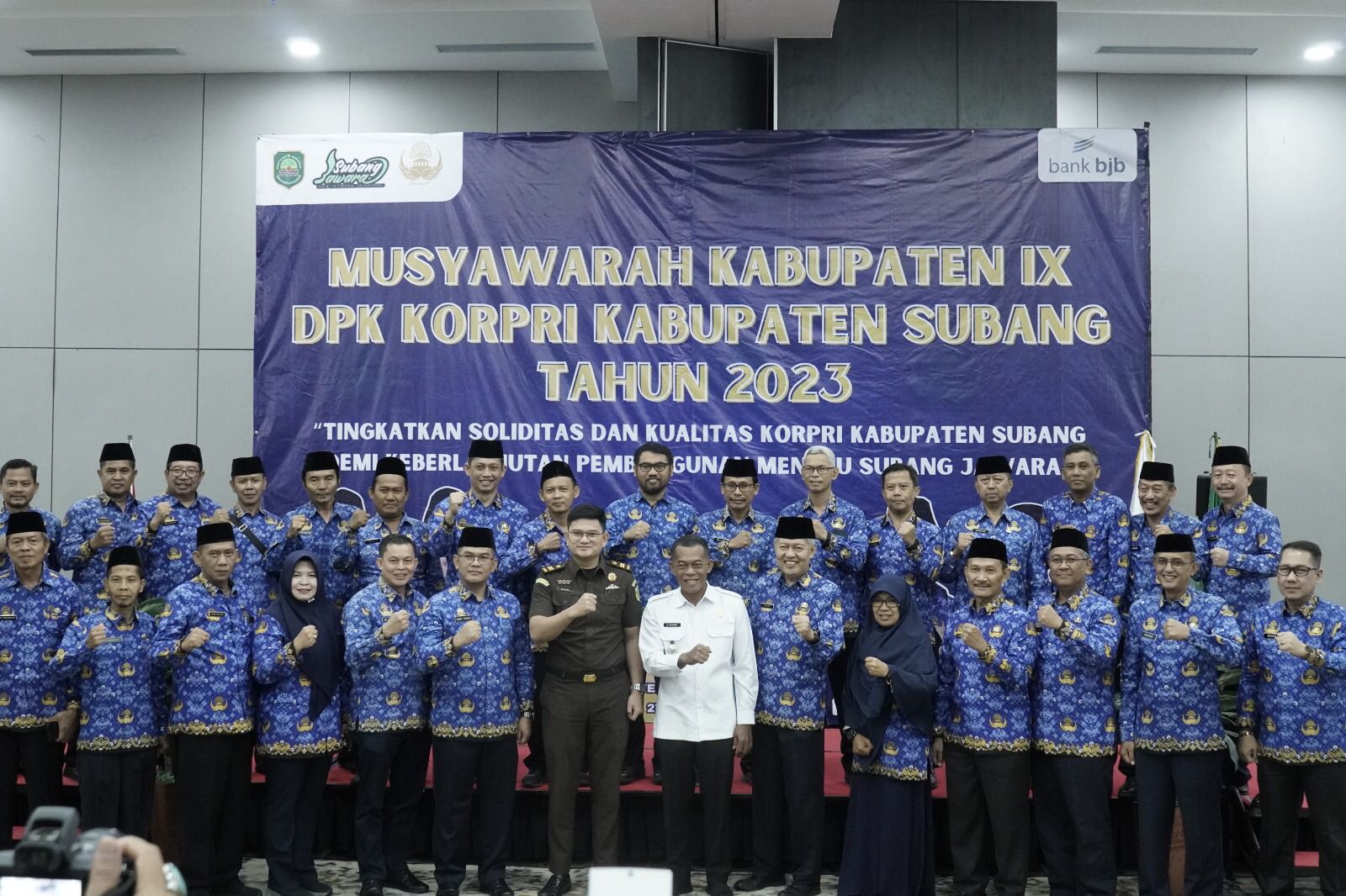 Bupati ( Kang Jimat )Hadiri Muskab IX KORPRI Subang Kang Jima