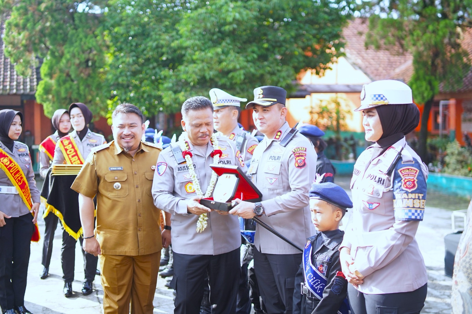 BUPATI SUBANG APRESIASI POLISI CILIK YANG HARUMKAN NAMA DAERAH DI TINGKAT NASIONAL