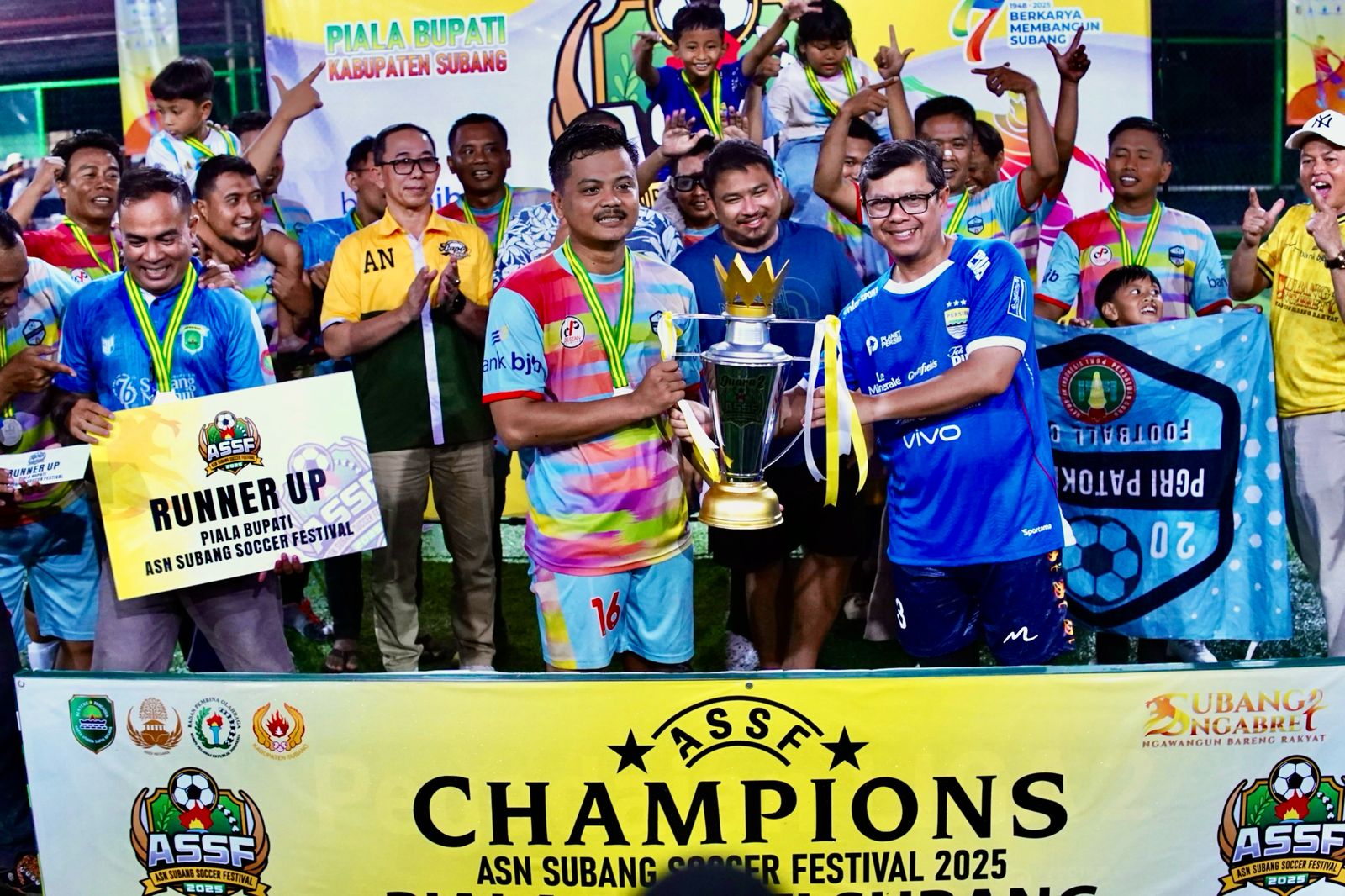 BUPATI SUBANG GELAR FUN FOOTBALL SERU BARENG PERSIB LEGEND & WAGUB JABAR