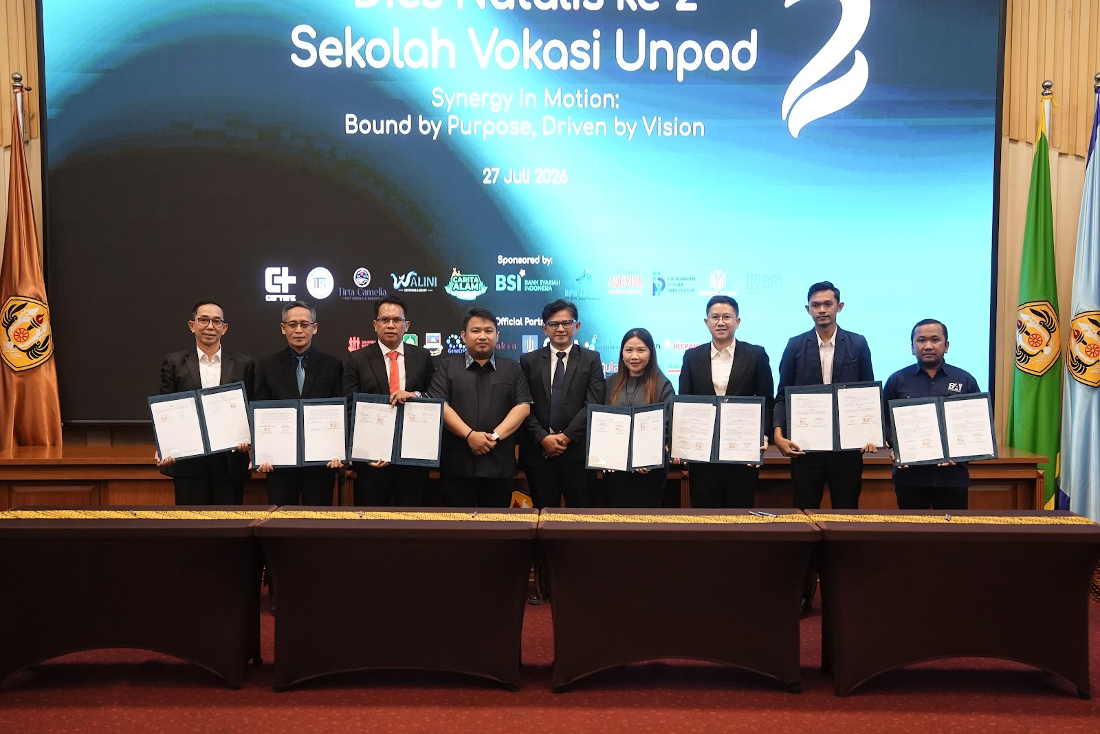 BUPATI SUBANG HADIRI PENANDATANGANAN PKS DALAM RANGKA DIES NATALIS KE-2 SEKOLAH VOKASI UNIVERSITAS PADJADJARAN