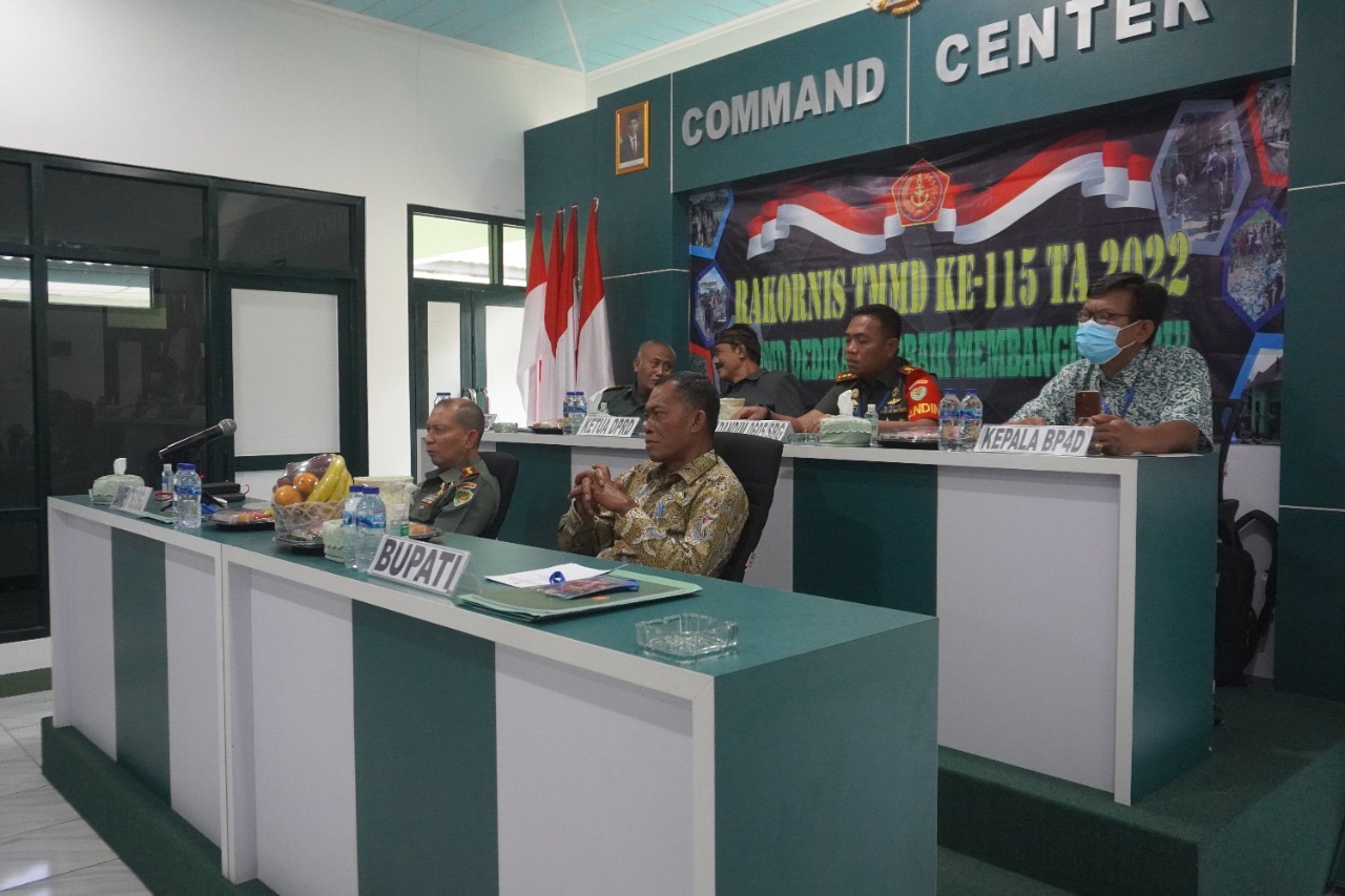 Bupati Subang Hadiri Rakornis TMMD Ke - 115 Secara Virtual