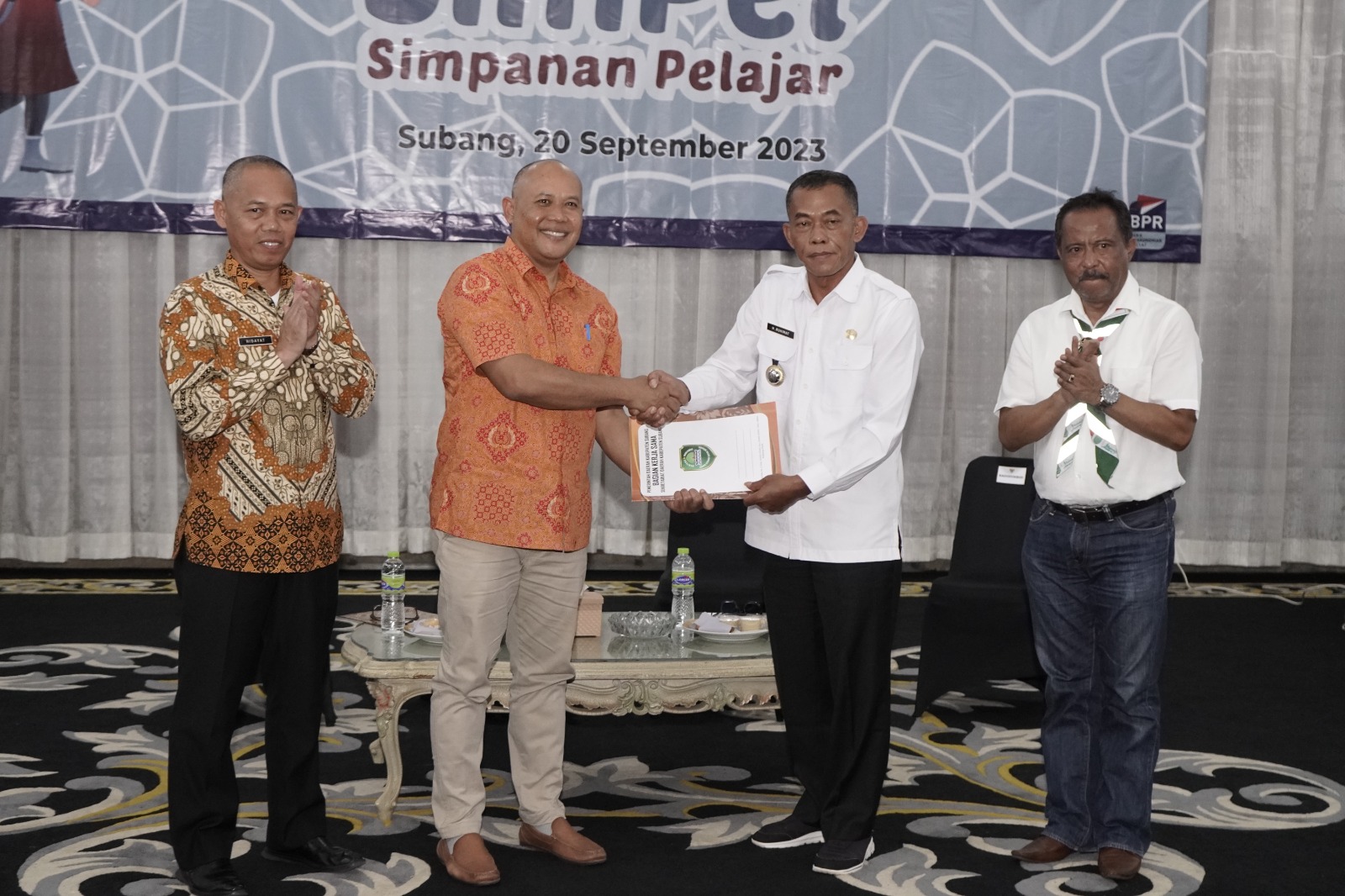 Bupati Subang Kang Jimat hadiri koordinasi gerakan SIMPEL