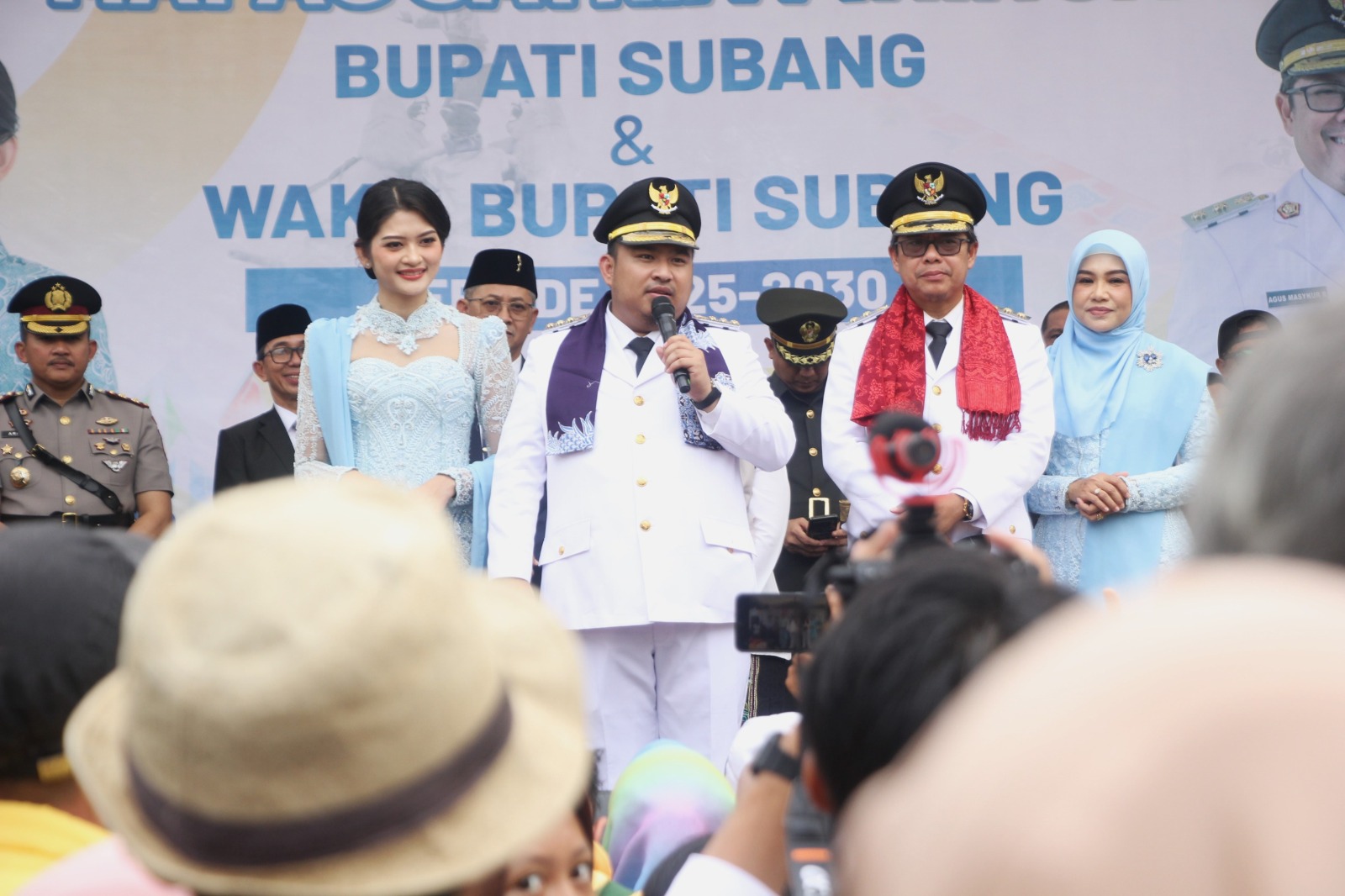 Bupati Subang Sampaikan Pidato Perdana di Hadapan Masyarakat, Tegaskan Komitmen Layani Masyarakat Tanpa Sekat