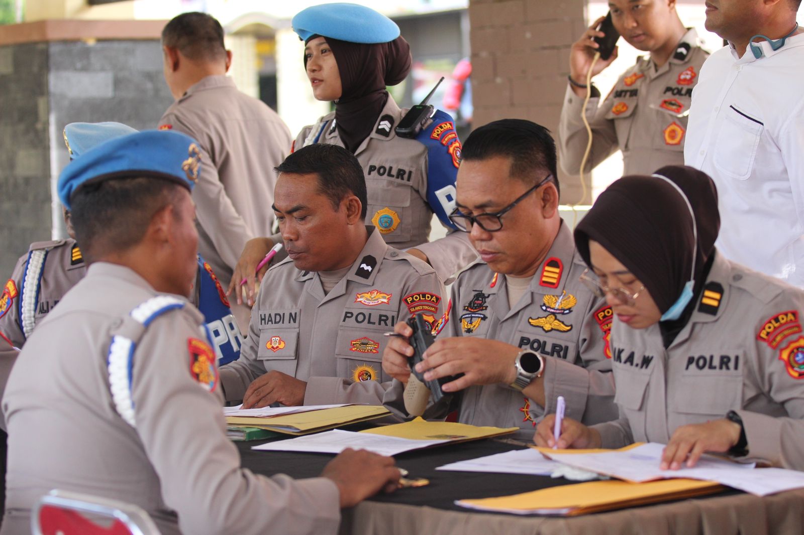 Cegah Penyalahgunaan, Polda Sultra Gelar Pemeriksaan Senpi dan Psikologi Personel