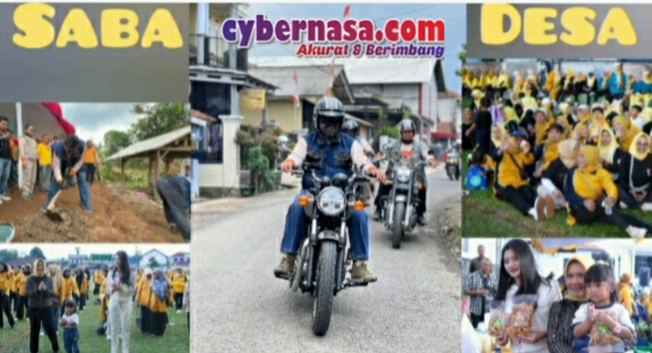 CYBERNASA TV : Bupati & Wakil Bupati Subang  Saba Desa  Ke Kec.Tanjungsiang  Komisi 1 DPR RI  Bunda Elita Hadir  Semarakan Senam Sehat