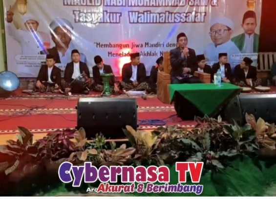 CYBERNASA TV : Ponpes Al Ikhlas Raudhatul Uluum Peringati Maulid Nabi SAW