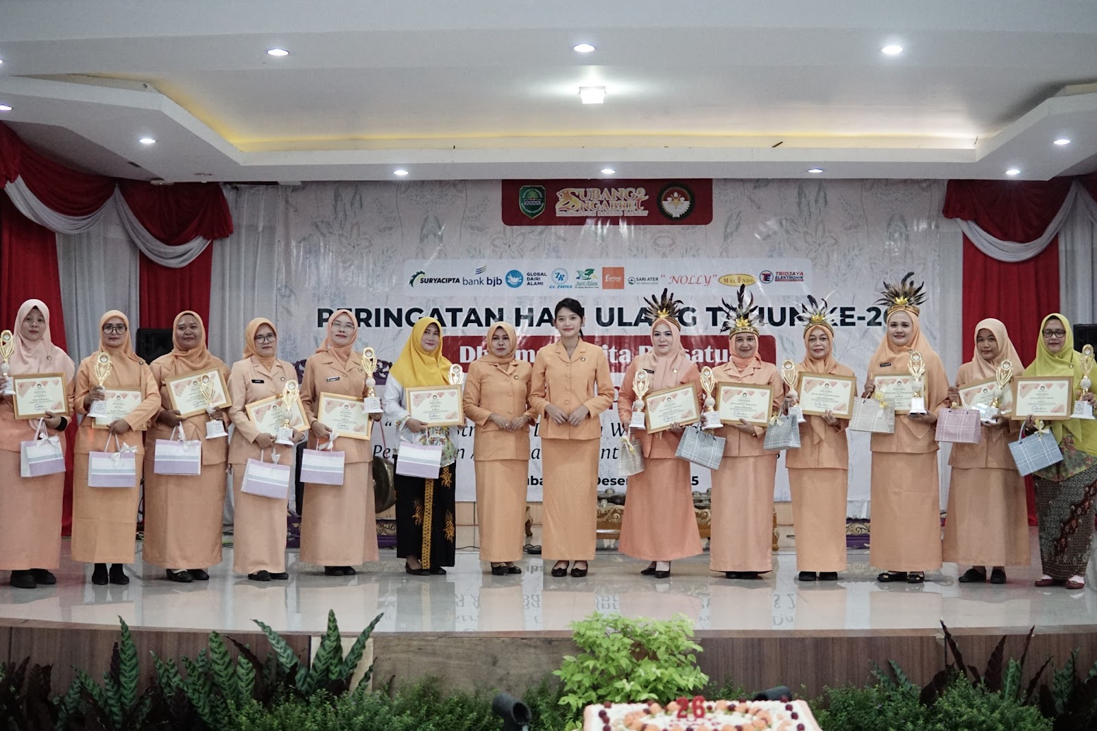 Daftar Pemenang dan Penerima Penghargaan Peringatan HUT ke-26 Dharma Wanita Persatuan Kabupaten Subang