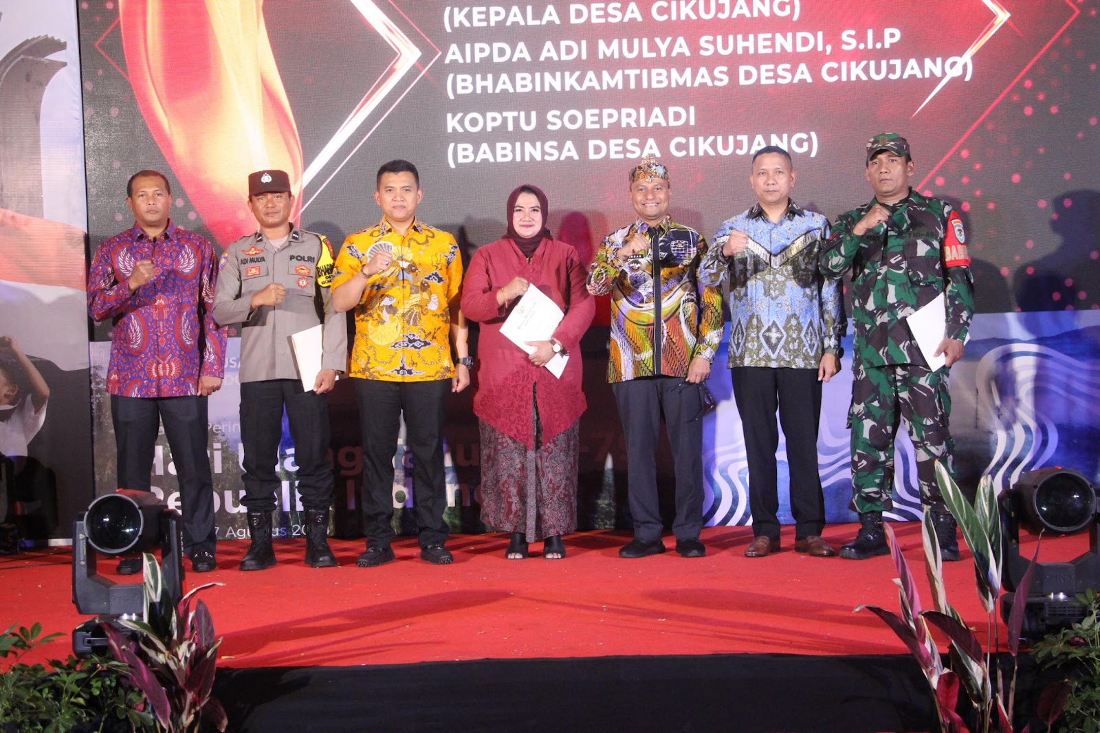 Daftar Penerima Penghargaan pada Malam Resepsi HUT ke-79 RI di Kabupaten Subang