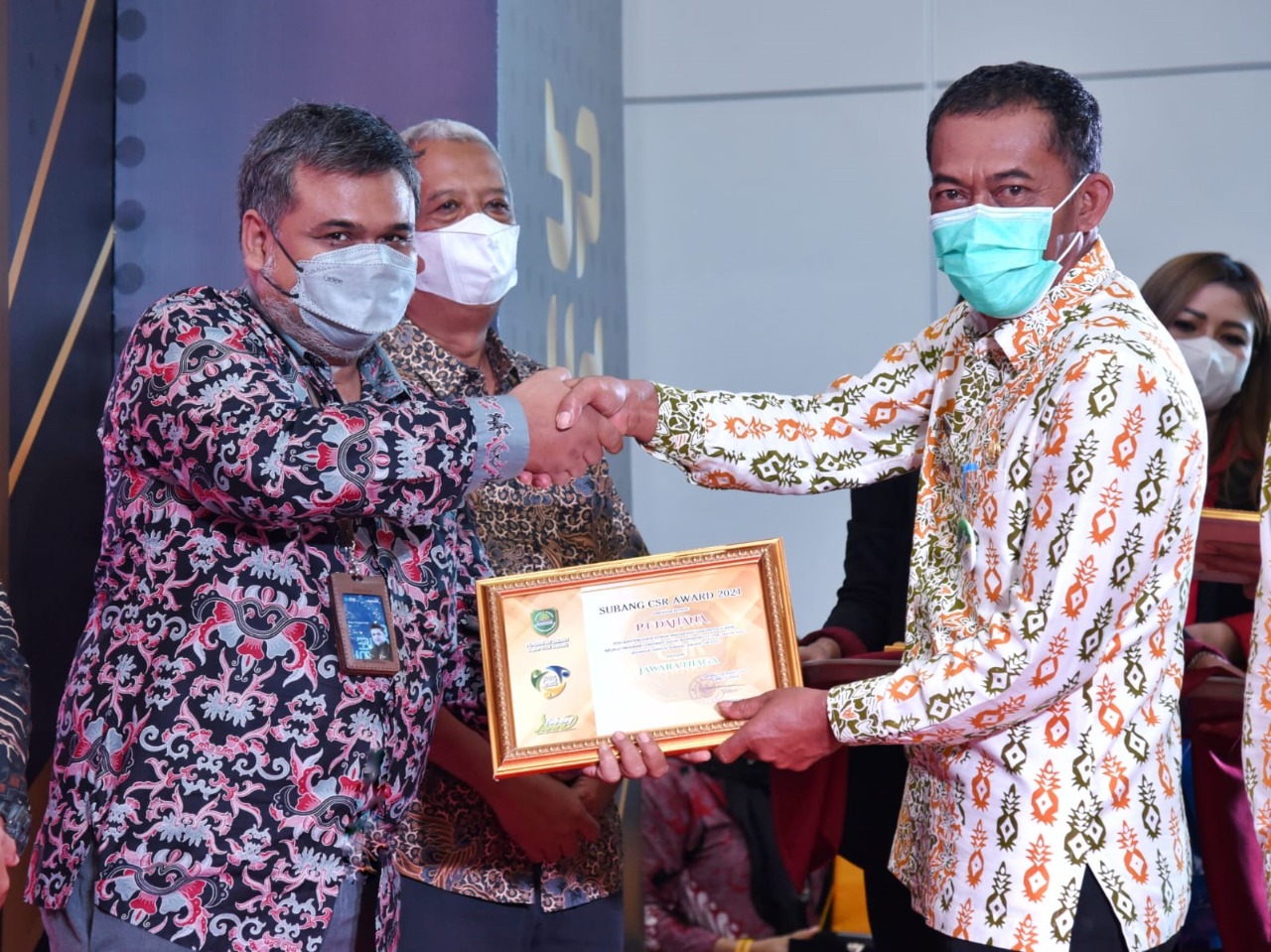 DAHANA Raih Jawara Niaga Di Subang CSR Award