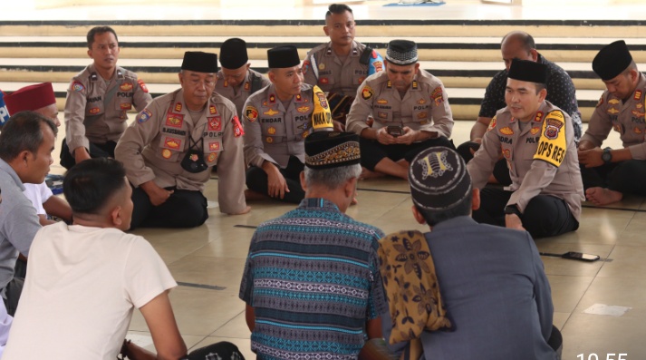 Dalam Rangka Pemeliharaan Kamtibmas, Polres Sumedang Laksanakan Program Jumat Curhat