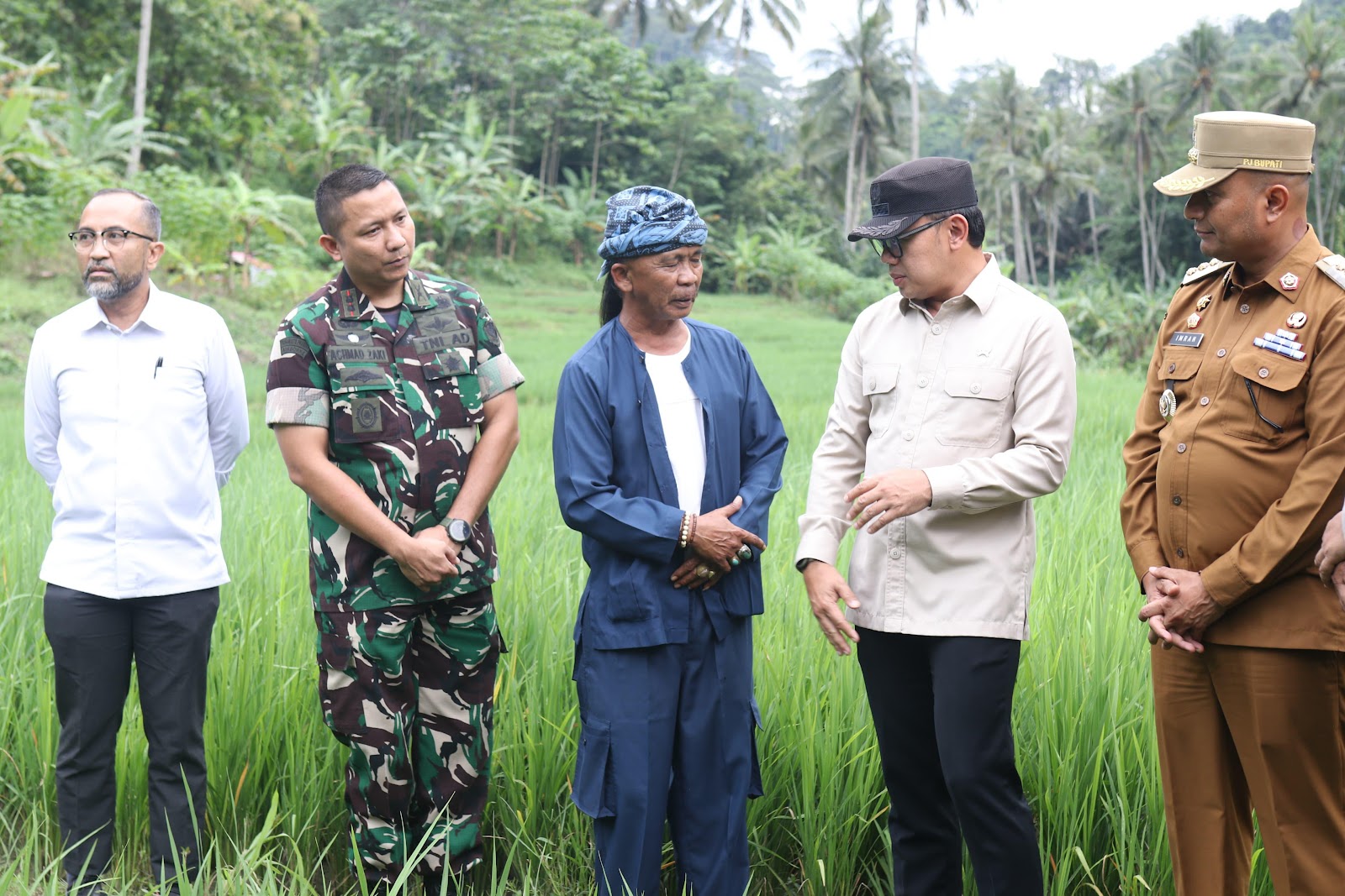 Dampingi Wamendagri Tinjau Irigasi, Dr. Imran Optimistis Swasembada Pangan Tercapai