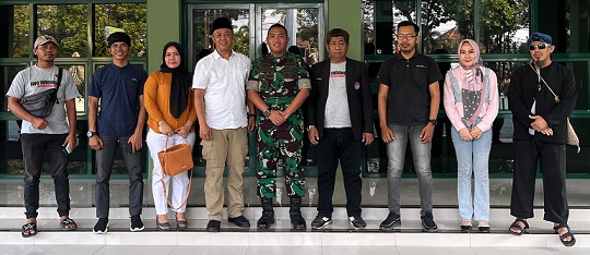Dandim 0605 Subang Suport Kegiatan Deklarasi Damai Pemilu 2024 Yang Diselenggarakan IWOI
