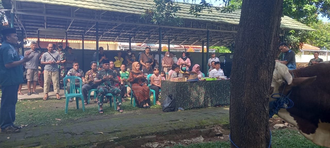 Dandim : Momentum Idul Adha Mari kita hidupkan semangat untuk berbagi kepada sesama