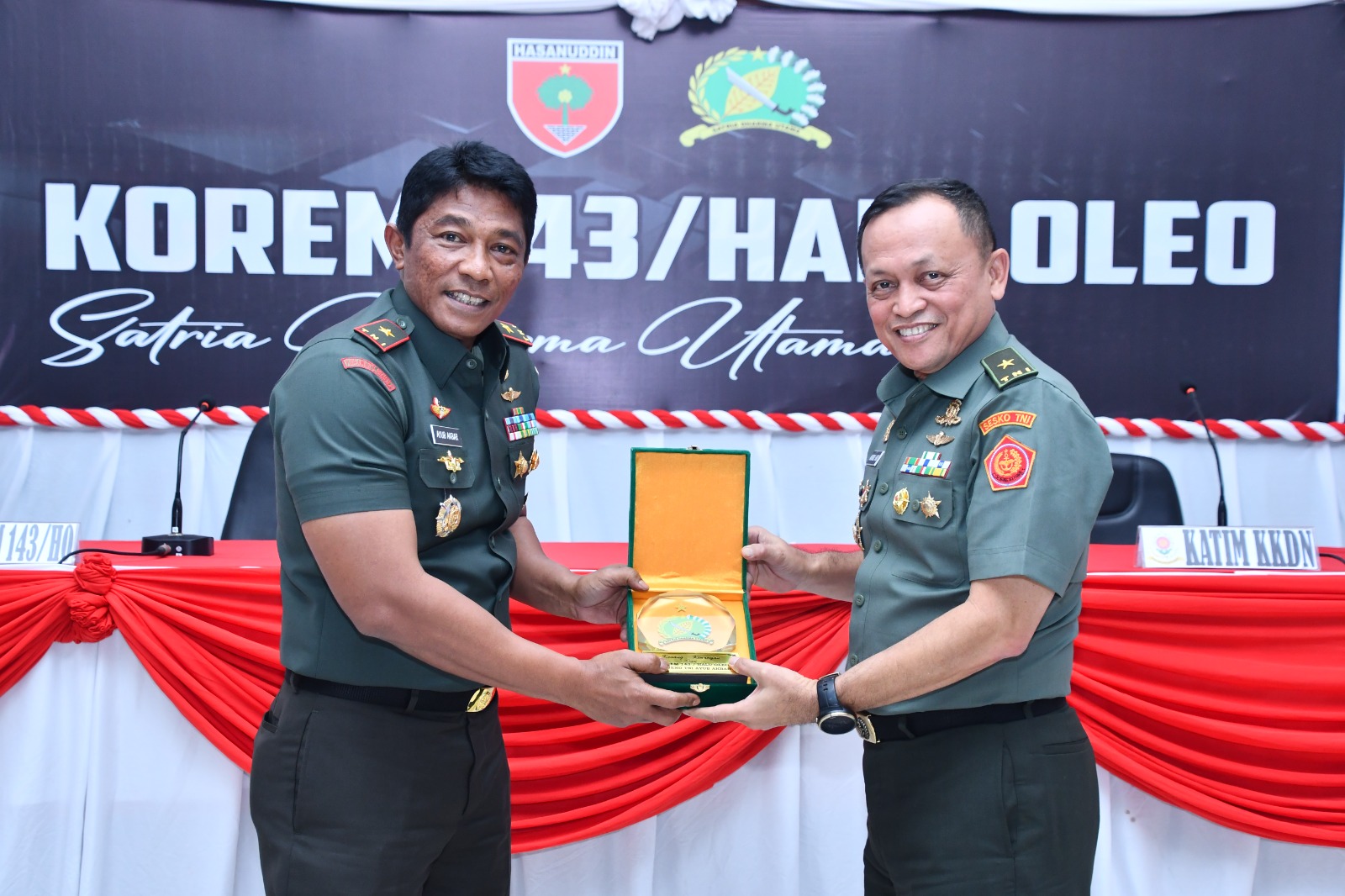 Danrem 143/HO Terima Kunjungan Pasis Dikreg LI Sesko TNI TA 2023