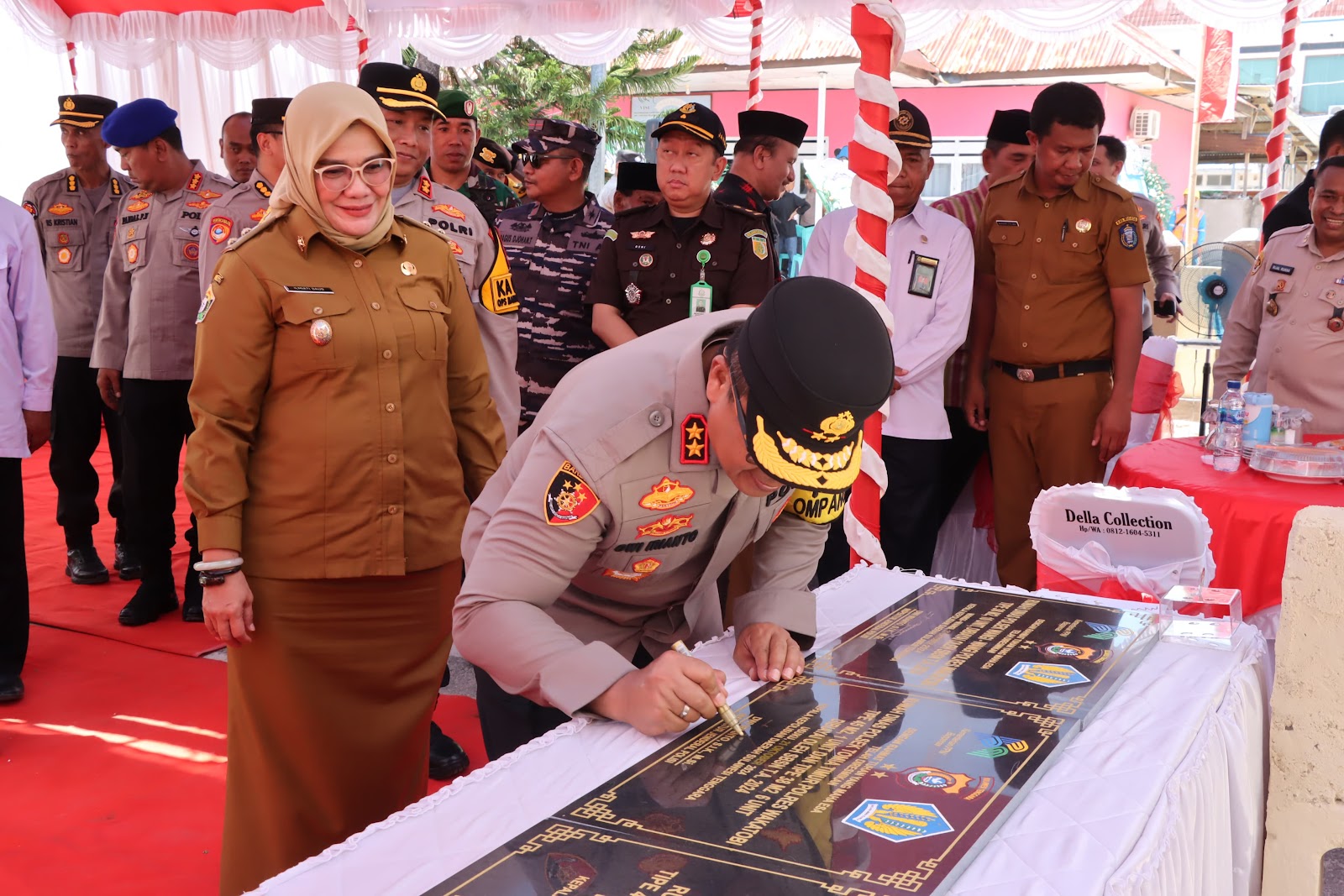 Dipusatkan di Wakatobi, Kapolda Sultra Resmikan Rumah Dinas dan Gedung Negara