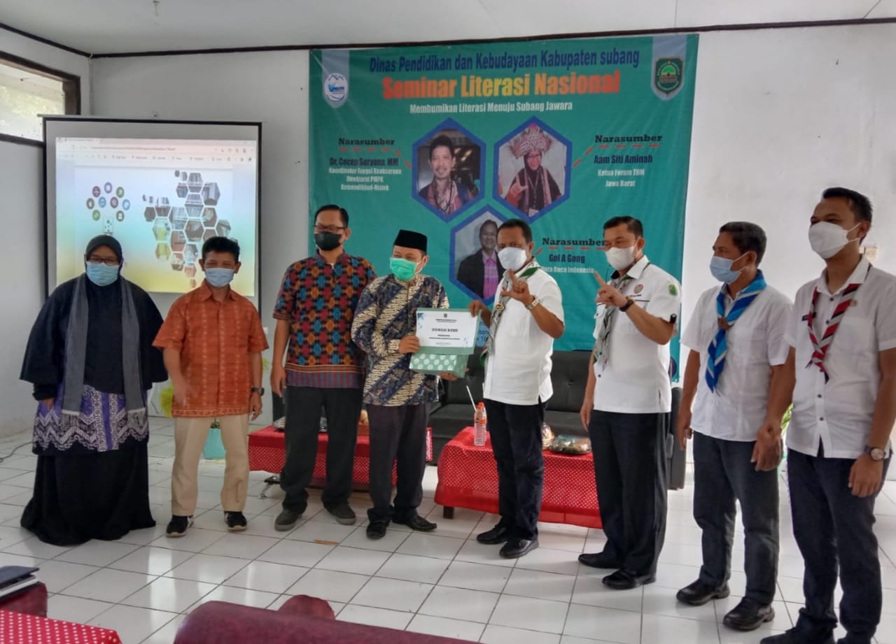Disdikbud Subang Gelar Seminar Nasional Penguatan Taman Bacaan Masyarakat