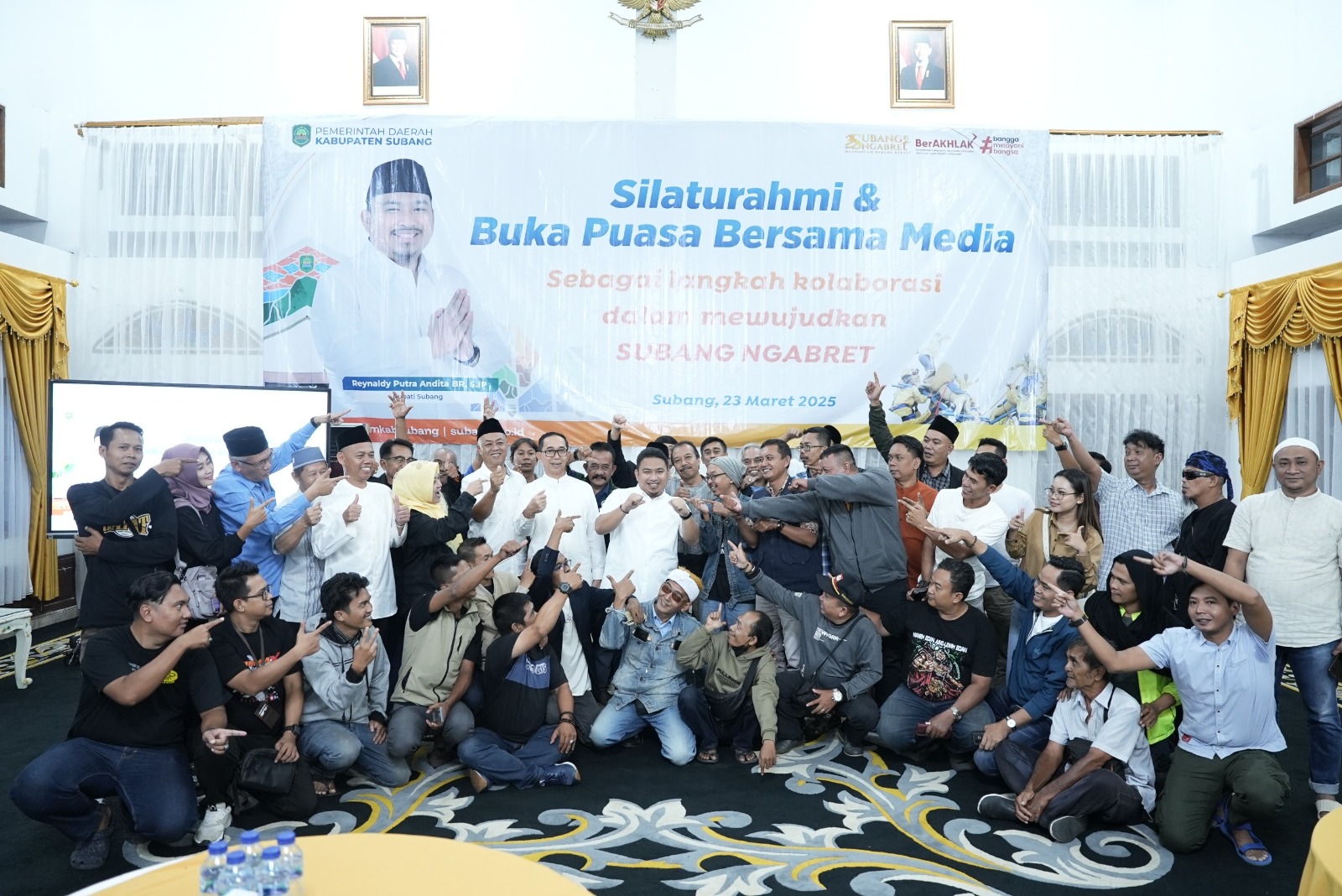 Diskusi Bareng Insan Pers,Kang Rey Yakini Kolaborasi Bersama Media Terwujud Baik