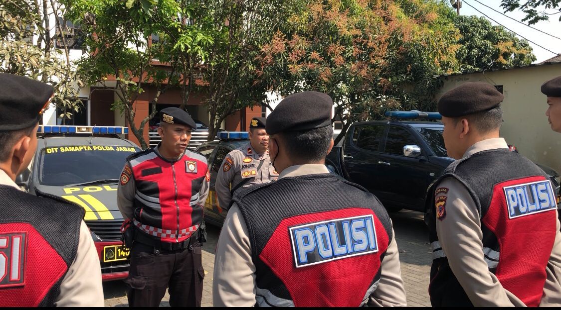 Dit Samapta Polda Jabar Laksanakan Patroli Rutin, Ciptakan Situasi aman Dan Kondusif