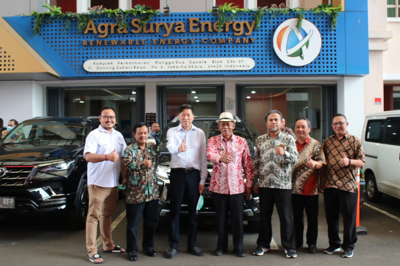 DORONG BUMD SUBANG UNTUK BERKEMBANG, KANG JIMAT TEMUI DIRUT PT AGRA SURYA ENERGY