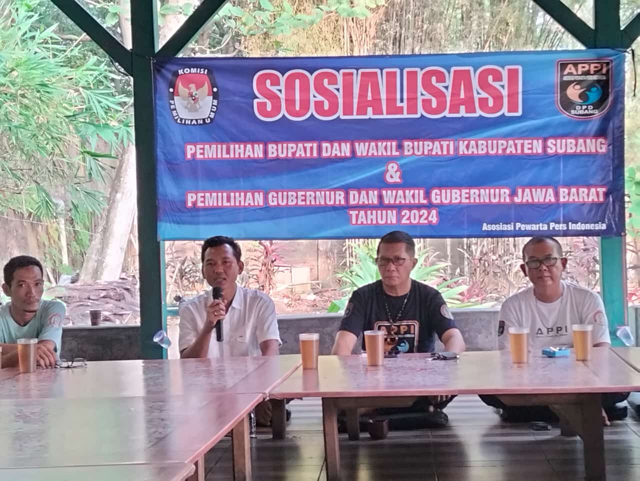 DPD APPI Subang Bersama KPUD Gelar Sosialisasi Pilkada Bupati dan Wakil Bupati Subang Serta Gubernur dan Wakil Gubernur Jabar
