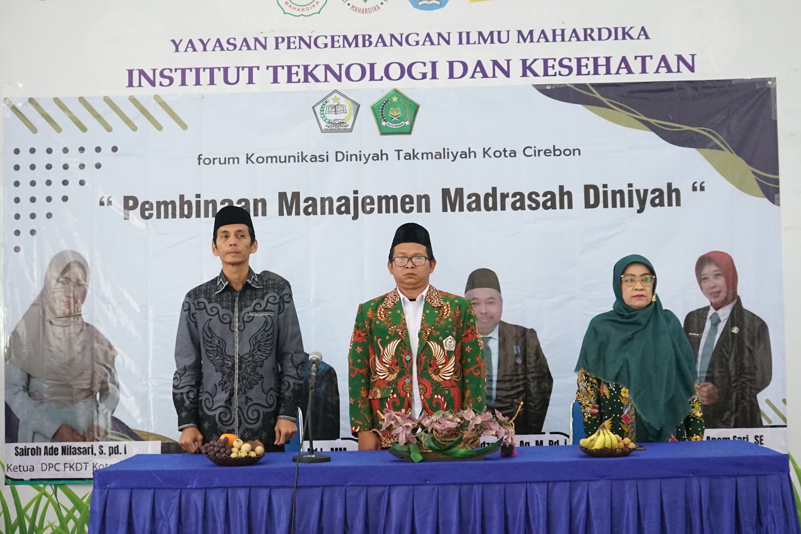 DPW FKDT Jabar Mengadakan Pembinaan Manajemen Madrasah Diniyah Se Kota Cirebon Di Kampus STIKES Mahardika