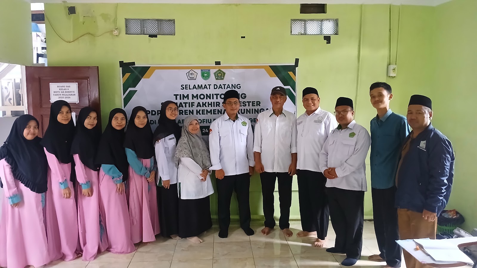 FKDT Kuningan - Sumatif Akhir Semester Dipantau Langsung FKDT & Kemenag, Kualitas Pembelajaran Diniyah Didorong Meningkat