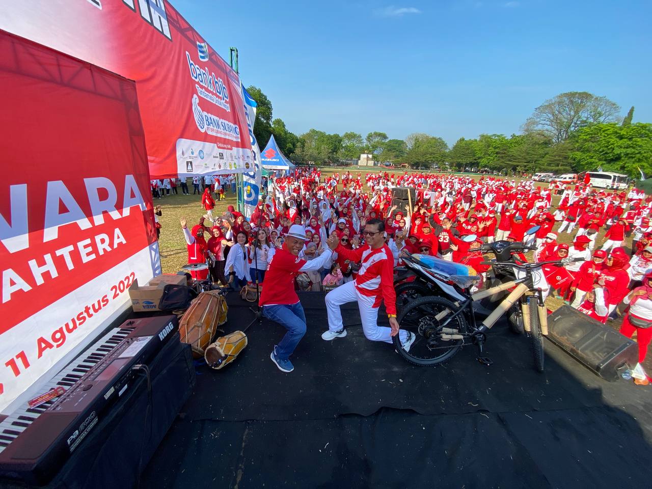 Gebyar Senam Merah Putih "Dirgahayu RI Ke-77"