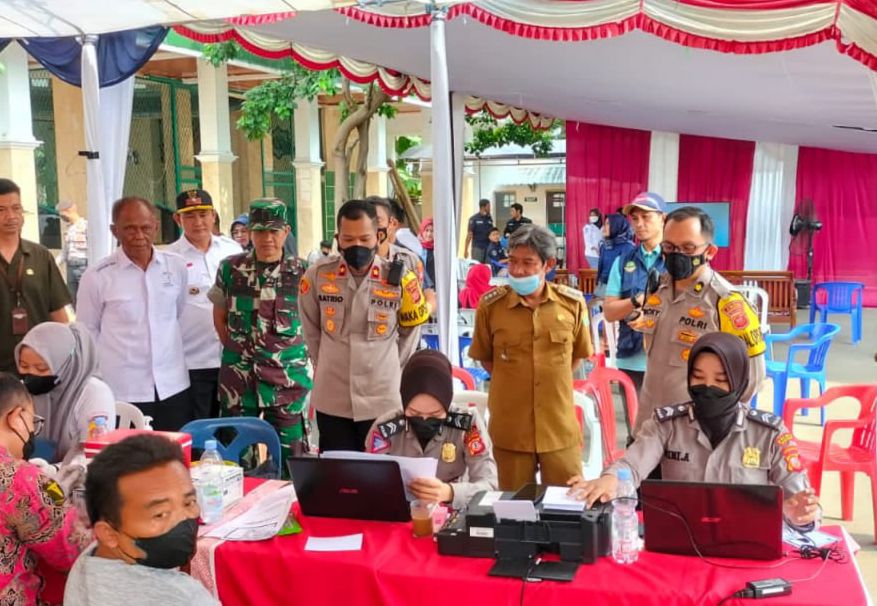 Gebyar Vaksinasi Booster se-Jawa Barat Tingkat Polres Subang