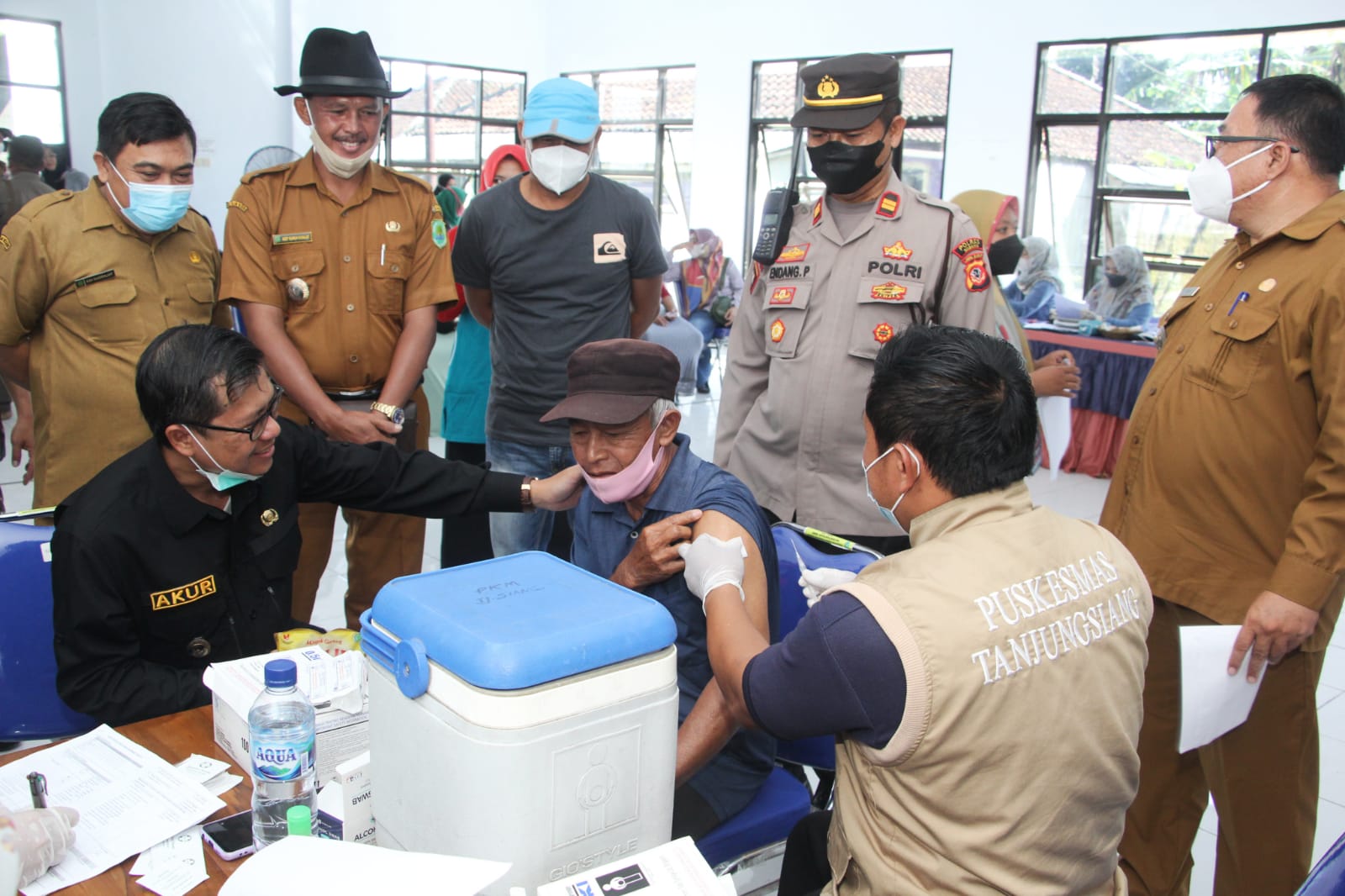 Gebyar Vaksinasi Di Kecamatan Tanjungsiang
