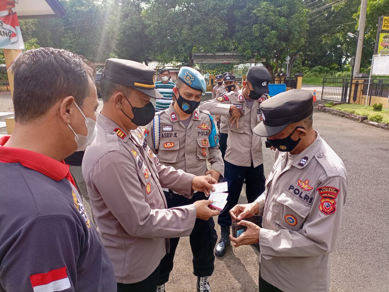 Giat Ops Gaktibplin terhadap personel Polsek Cibogo