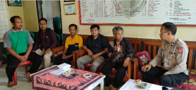 Giat  Sambang Kanit Binmas ke Kantor Desa Rancamanggung