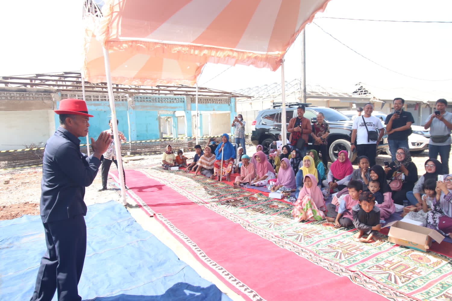 Ground Breaking Pasar Inpres Pagaden, Kang Jimat : Dibangun Demi Kenyamanan Bersama