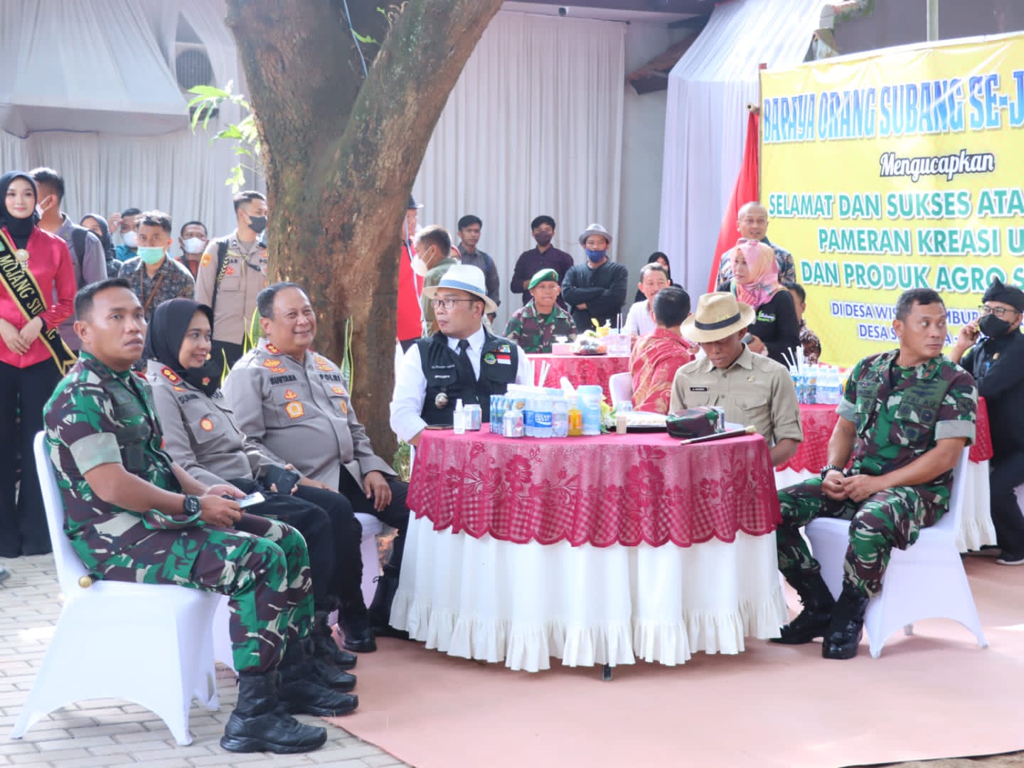 Gubernur Jabar Resmikan Pameran Kreasi, UMKM dan produk Agro Subang 2022