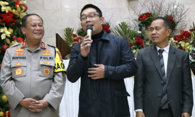Gubernur Jawa Barat Didampingi Kapolda Jabar dan Forkompinda